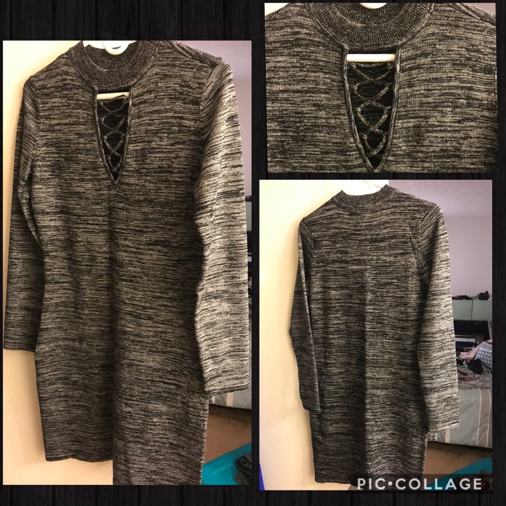 Lace Up Dress